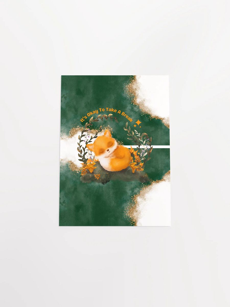 Fox Relaxation Matte Poster product image (4)