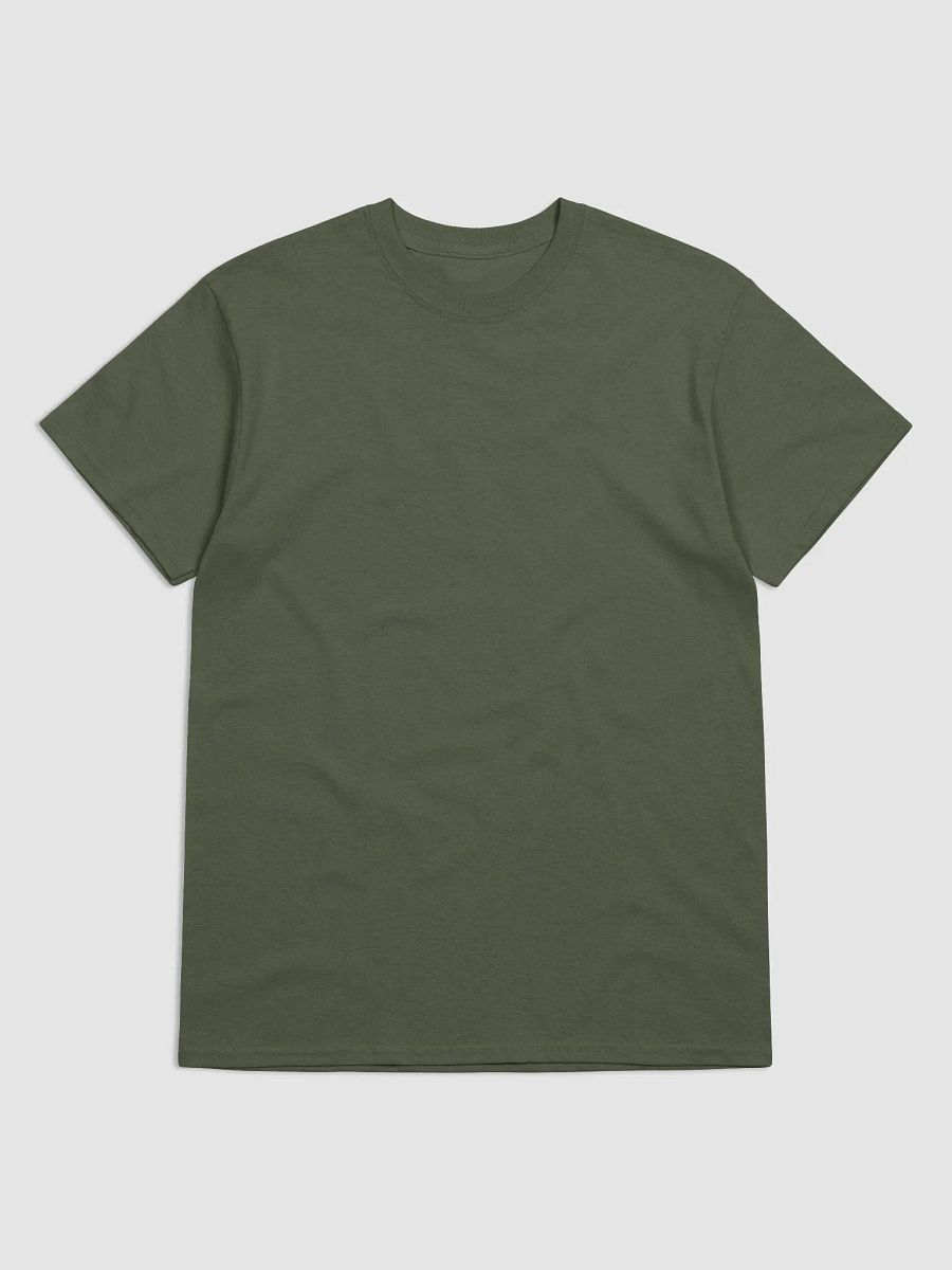 Plain Color Military Green T-Shirt product image (5)