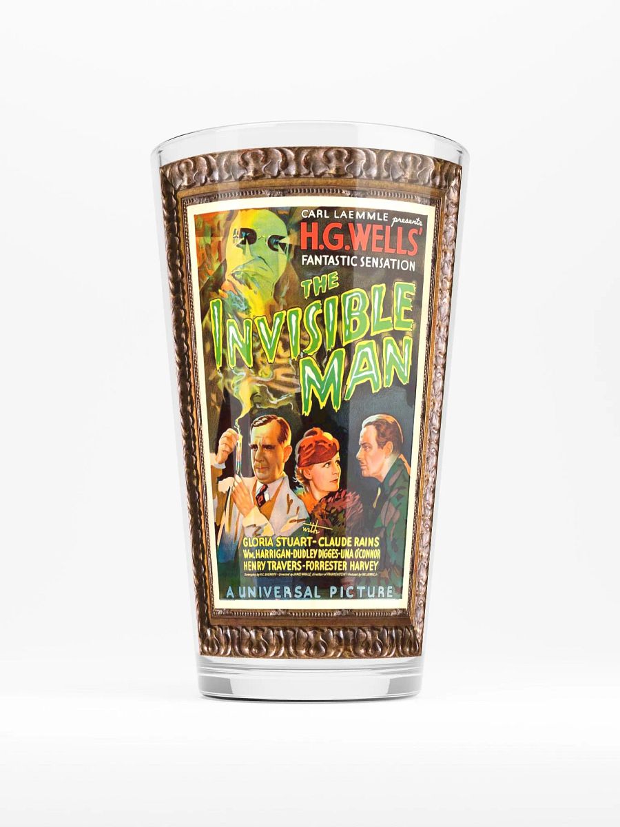 saturday afternoon pint glass: now you see me now you don't product image (1)