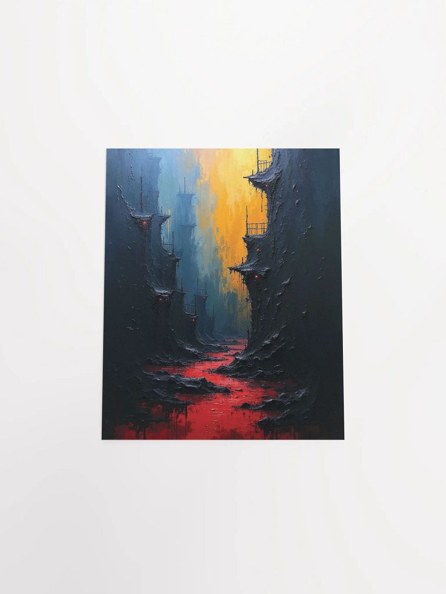 Fiery Abyss Matte Poster product image (24)