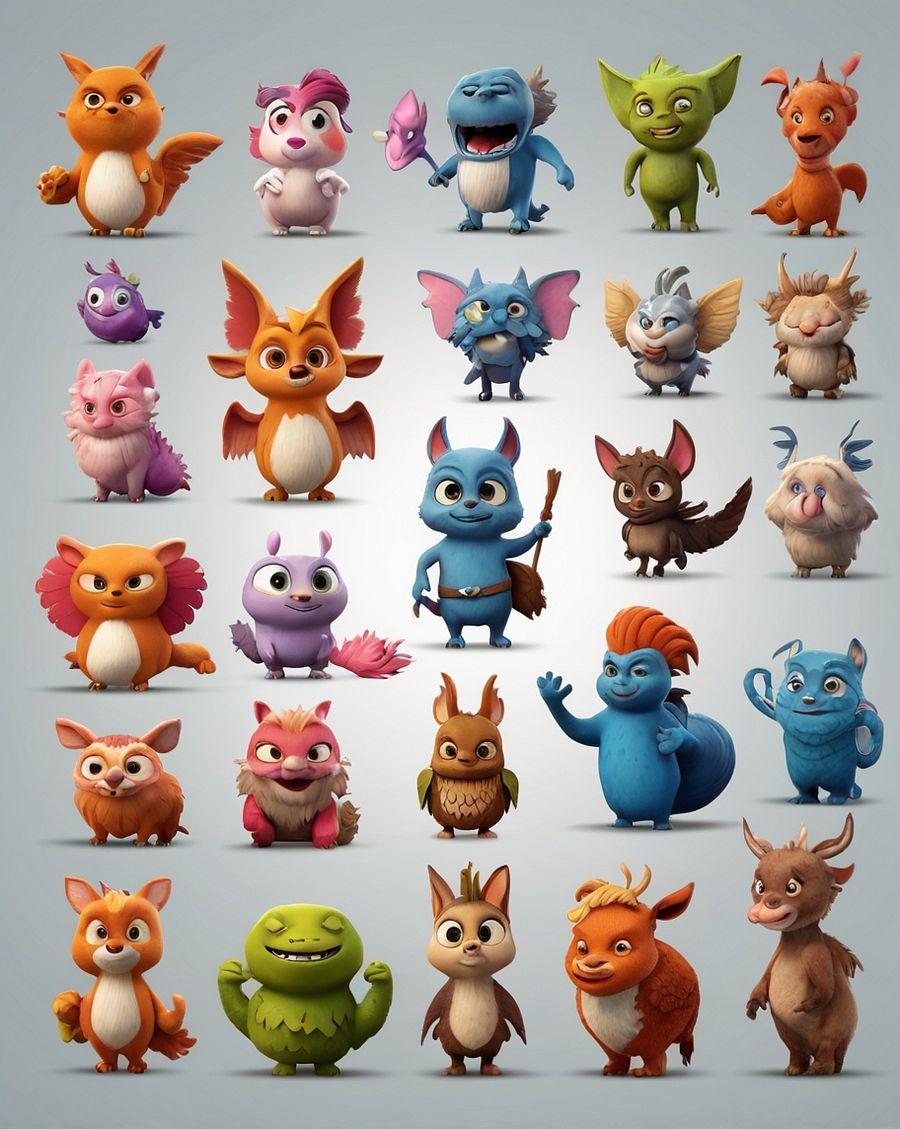 1500 animals stickers Bundle product image (1)