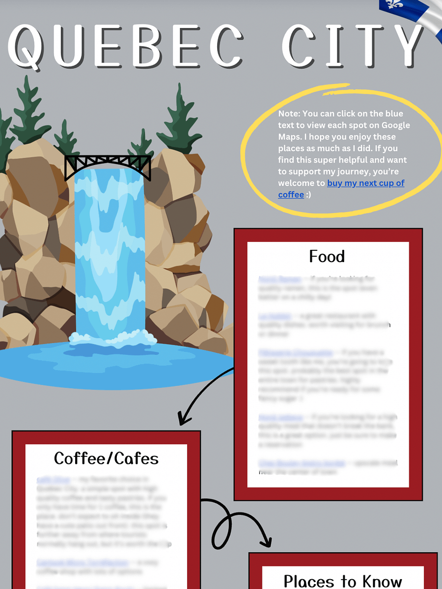 Quebec City Guide + Recommendations product image (1)