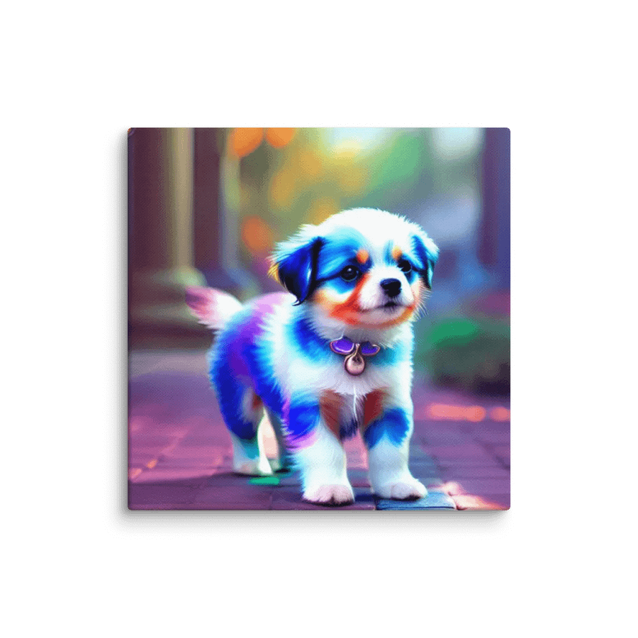 Cute Dog Digital Painting - v17 product image (1)