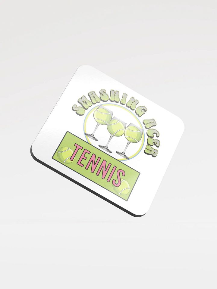 Smashing Acer Tennis Glossed Cork Coaster Set product image (1)