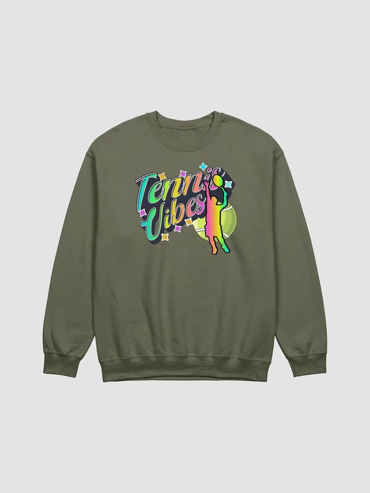 Tennis Vibes Male Neon Gradient Crewneck product image (11)