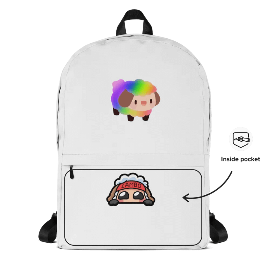 Rainbow Lamby Backpack product image (8)
