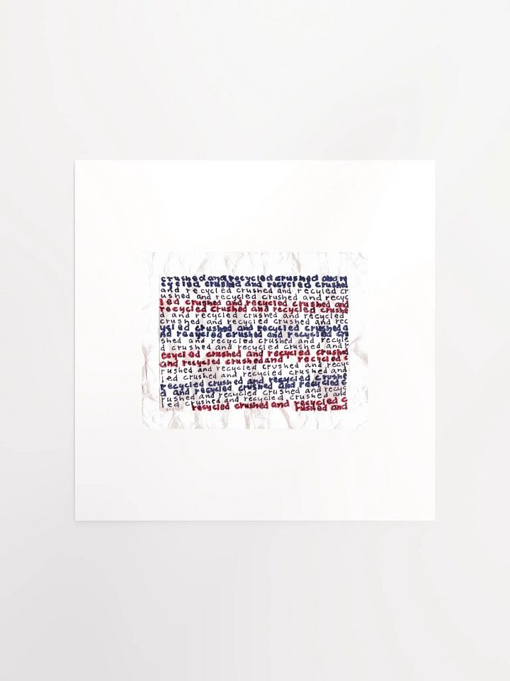 crushed and recycled panel card print product image (2)