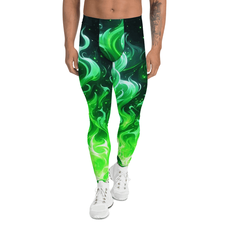 Inferno Blaze Men's Leggings | AI Design product image (1)