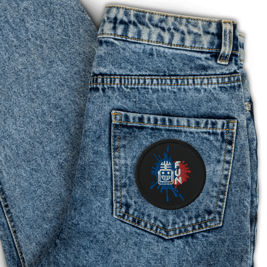FUN Logo Paint Splash Embroidered Patch product image (3)