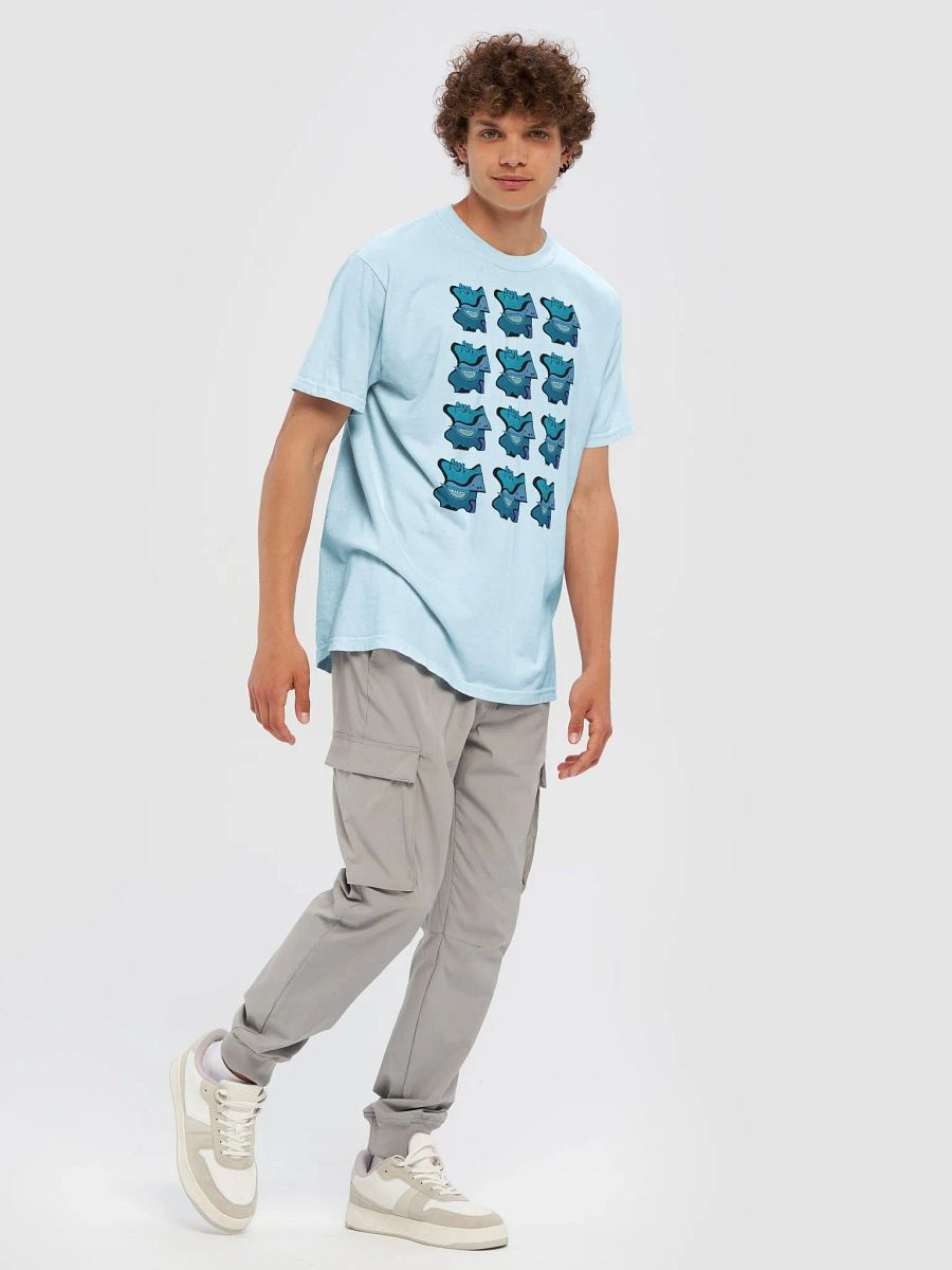Blue Face on Heavy Tee product image (3)