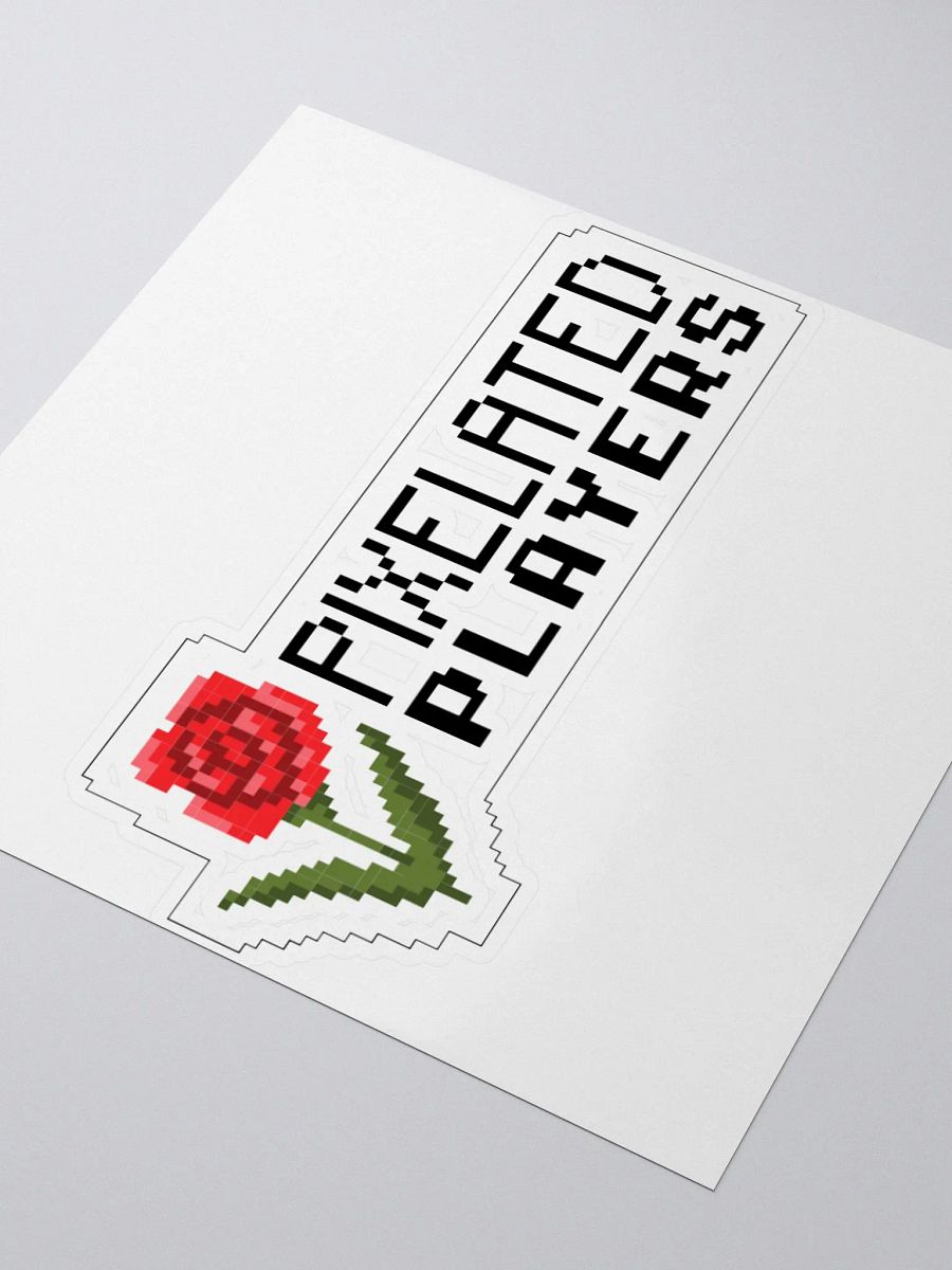 Pixelated Players Kiss Cut Stickers product image (9)