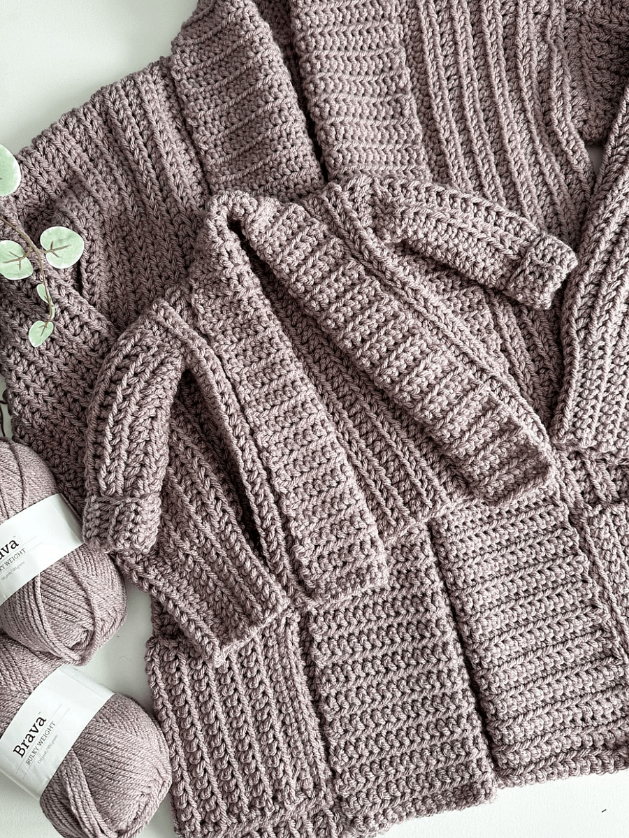 Cuddly As A Cloud Cardigan Crochet Pattern product image (2)