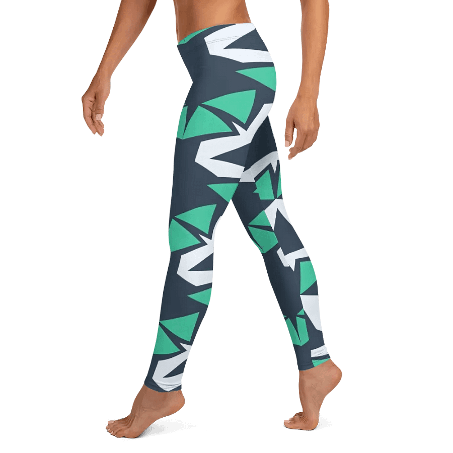 Symmetric Green Arrow All-Over Leggings product image (10)