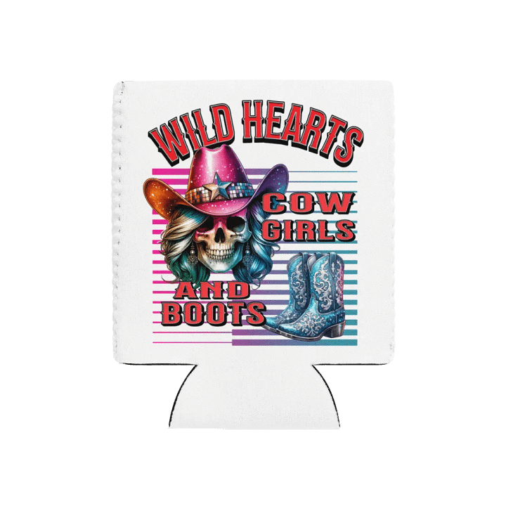 Wild Hearts Cowgirls And Boots Can Cooler product image (1)