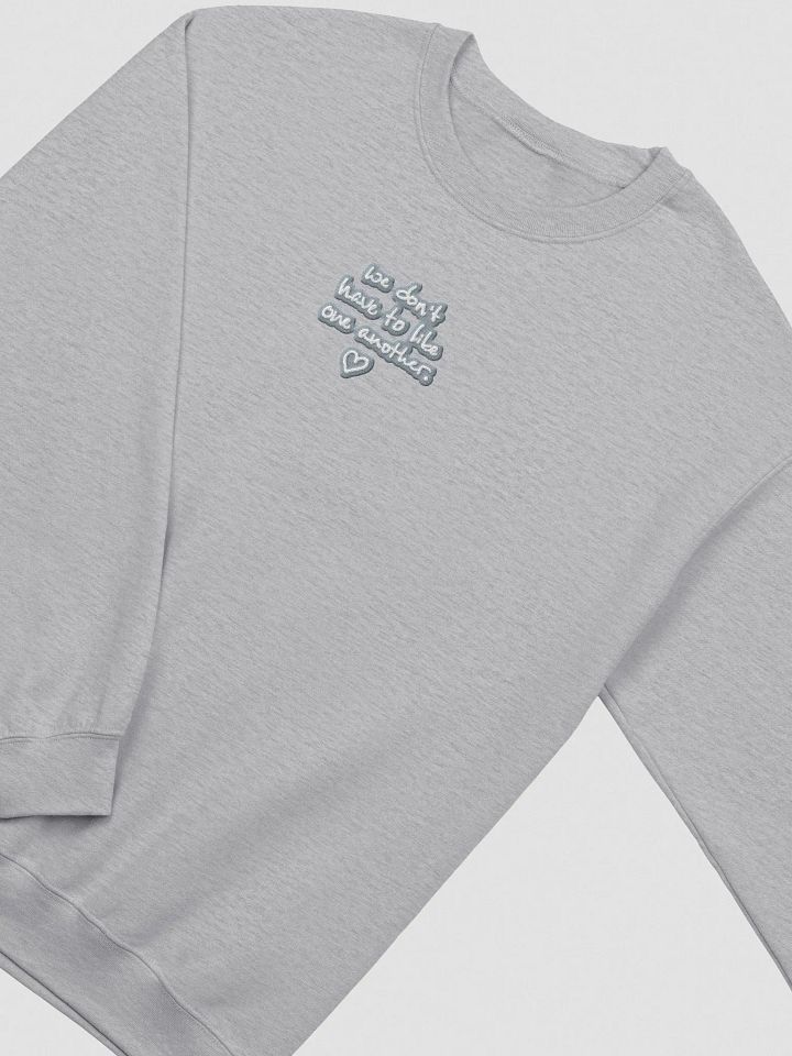ONE ANOTHER (grey bubble design 2) embroidered crewneck product image (1)