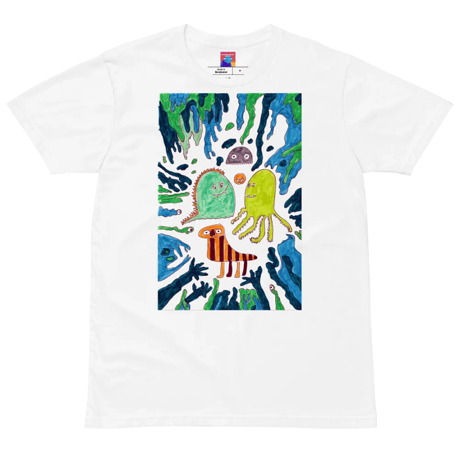 Abstract Doodle Monsters Unisex T Shirt product image (4)