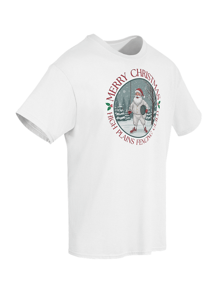 Santa Fencing Christmas Shirt product image (38)