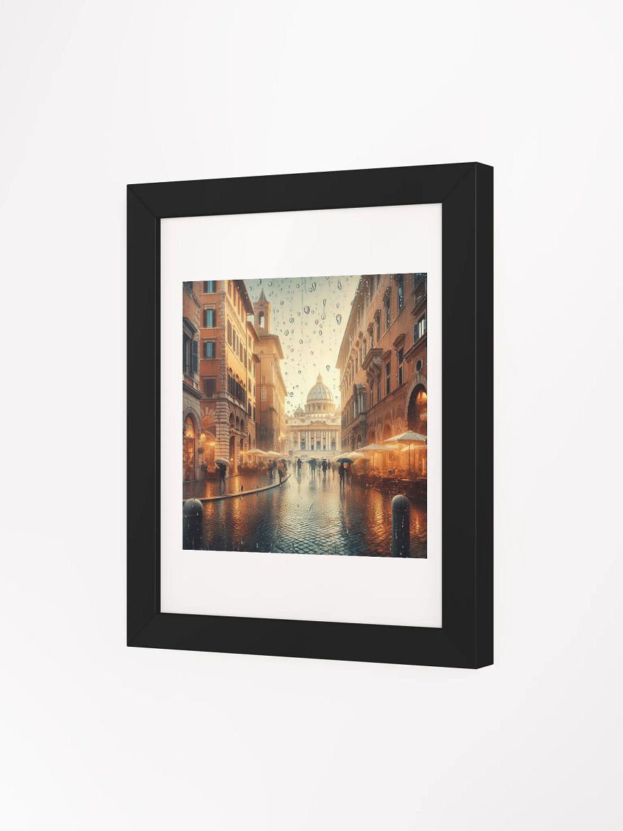 Rainy Day Reflections Framed Poster | Ai Design product image (5)