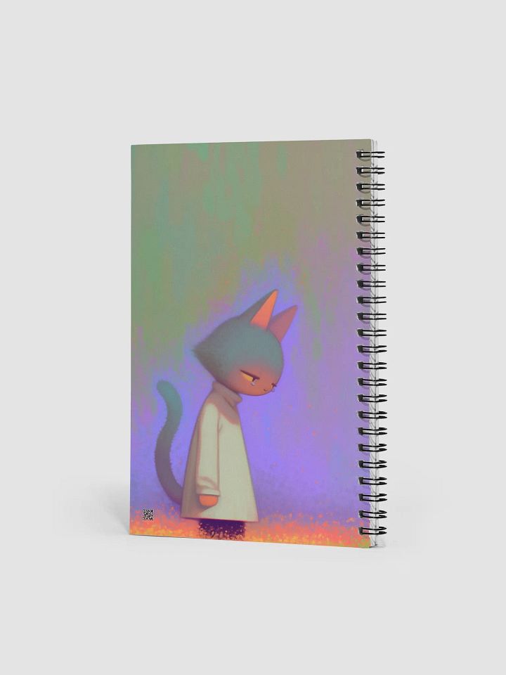 Contemplative Cat Spiral Notebook product image (2)