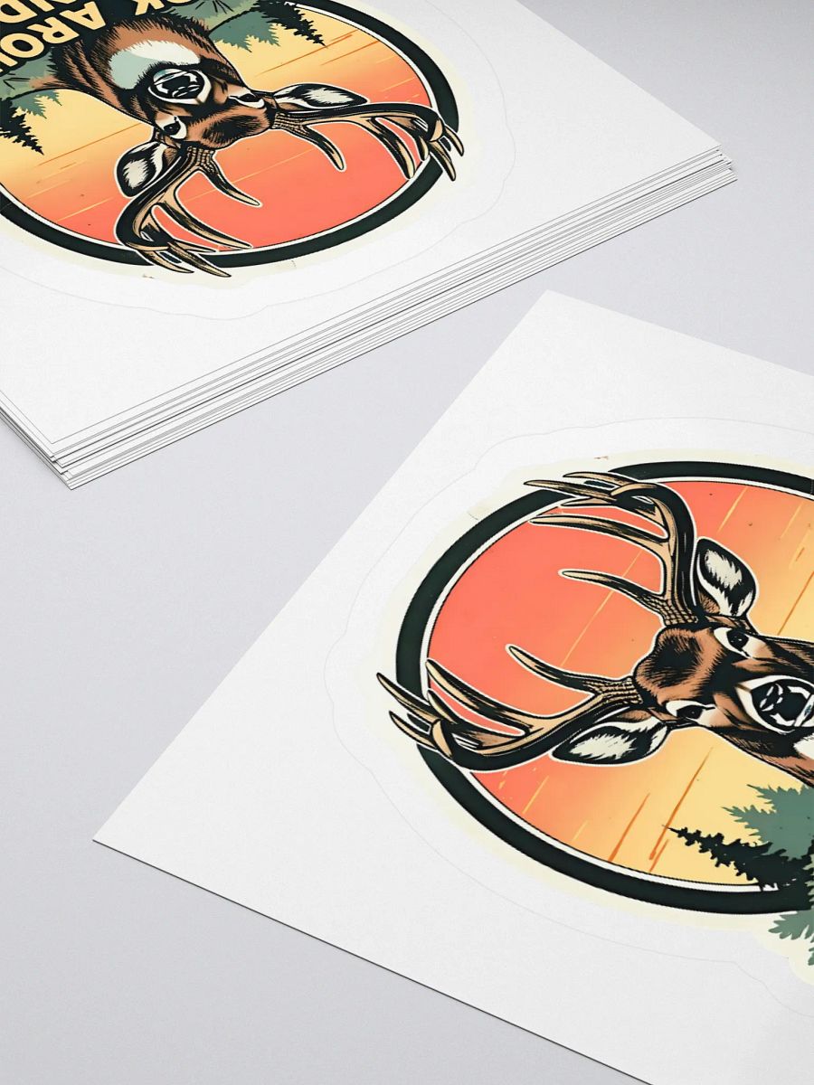 Buck Around Sunset Kiss Cut Stickers product image (10)