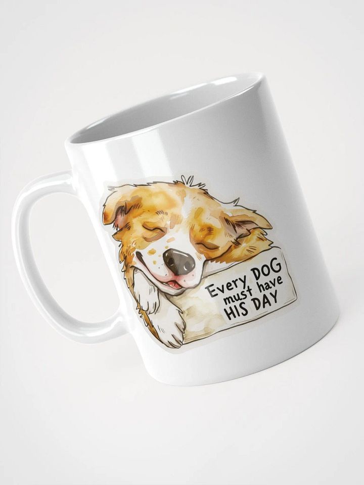 Dreamy Dog Days White Glossy Mug product image (2)
