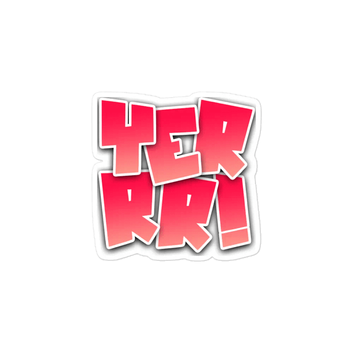 Yerrrrr Vinyl Magnet product image (2)