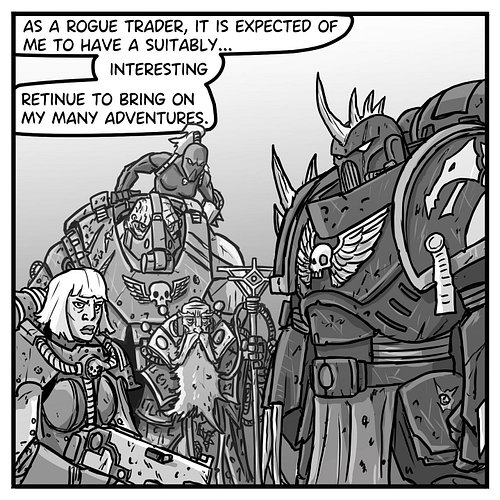 Howdy folks!

Another Rogues Retinue for you all!

I also finally caved and made uploaded the comic to Canvas now after using...