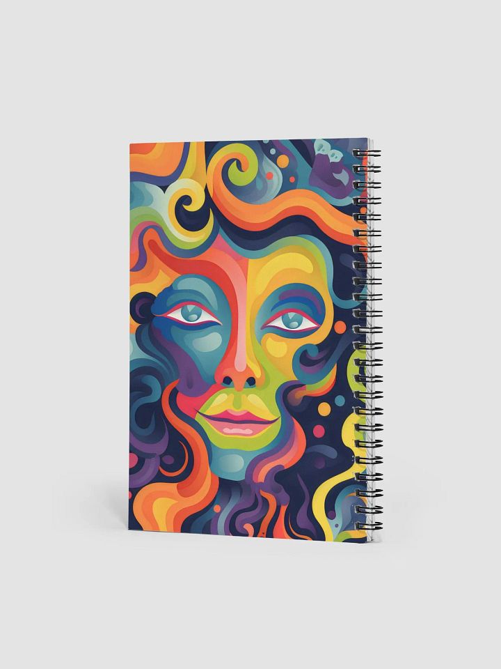 Expressionist Visage Spiral Notebook product image (2)