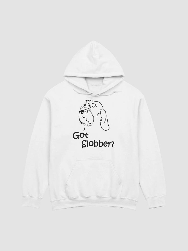 Funny Got Slobber Quote with Spinone Italiano Head Silhouette in Black product image (1)
