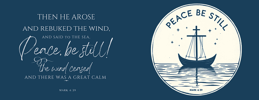 Peace Be Still Christian Mug | Mark 4:39 product image (19)