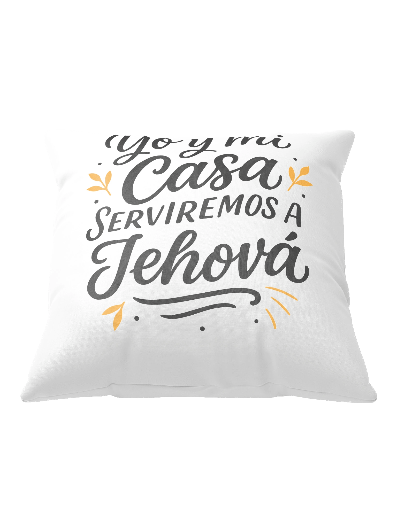 Christian Pillow (Spanish) – Joshua 24:15 “Yo y mi casa” product image (1)