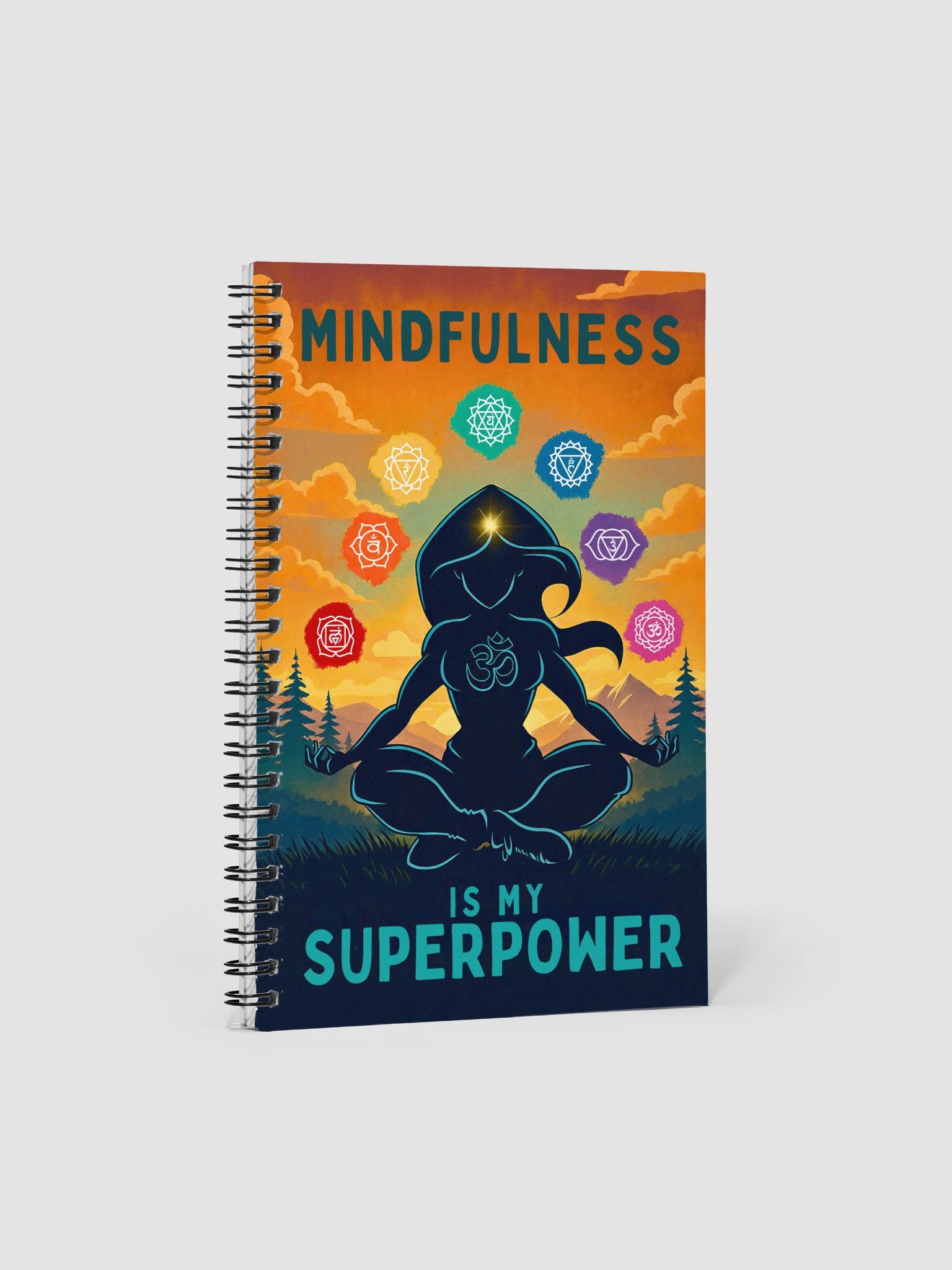 Mindfulness Is My Superpower - Spiral Journal Notebook product image (8)