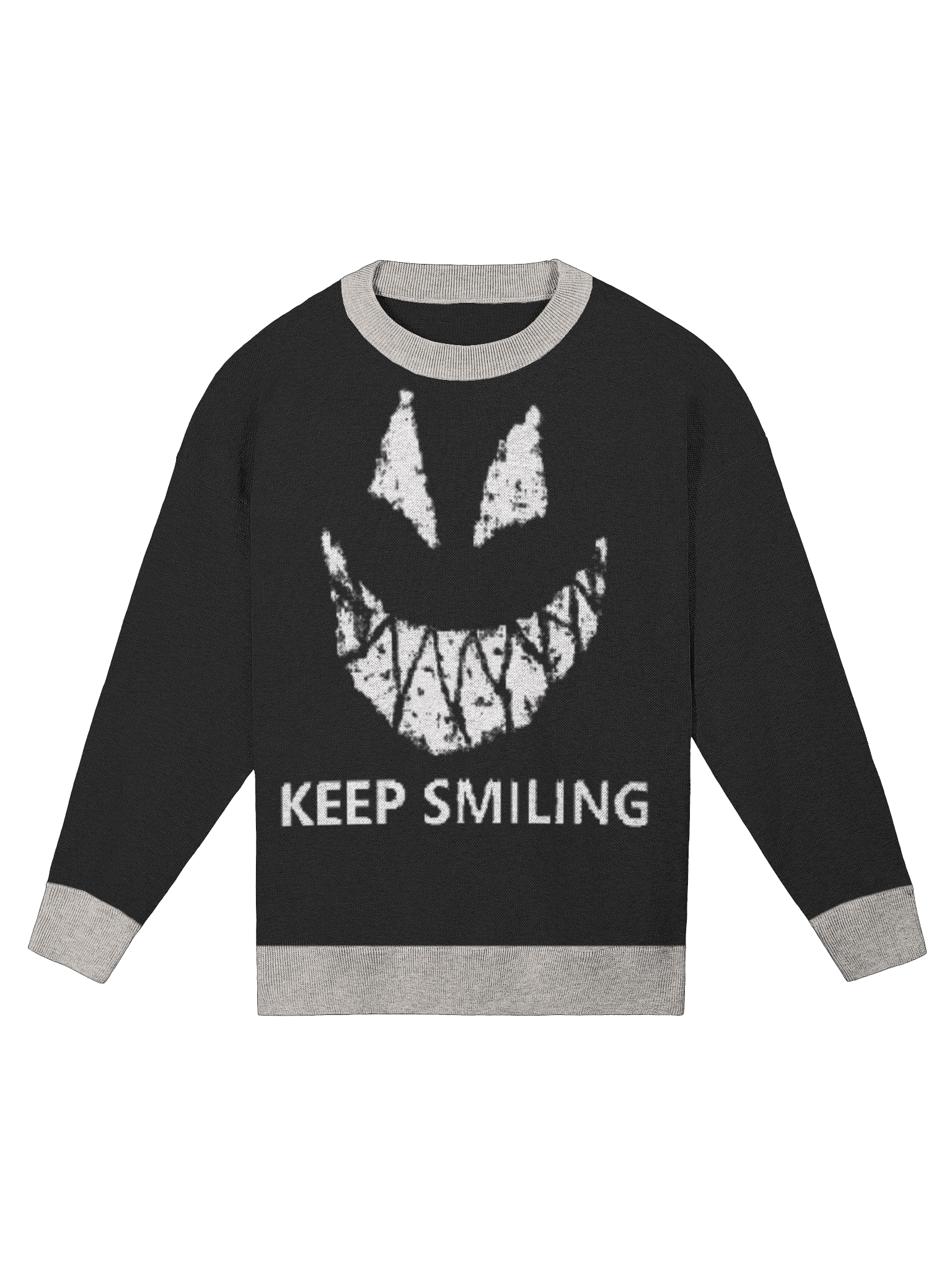 Grinning Face Relaxed Fit Sweater product image (4)