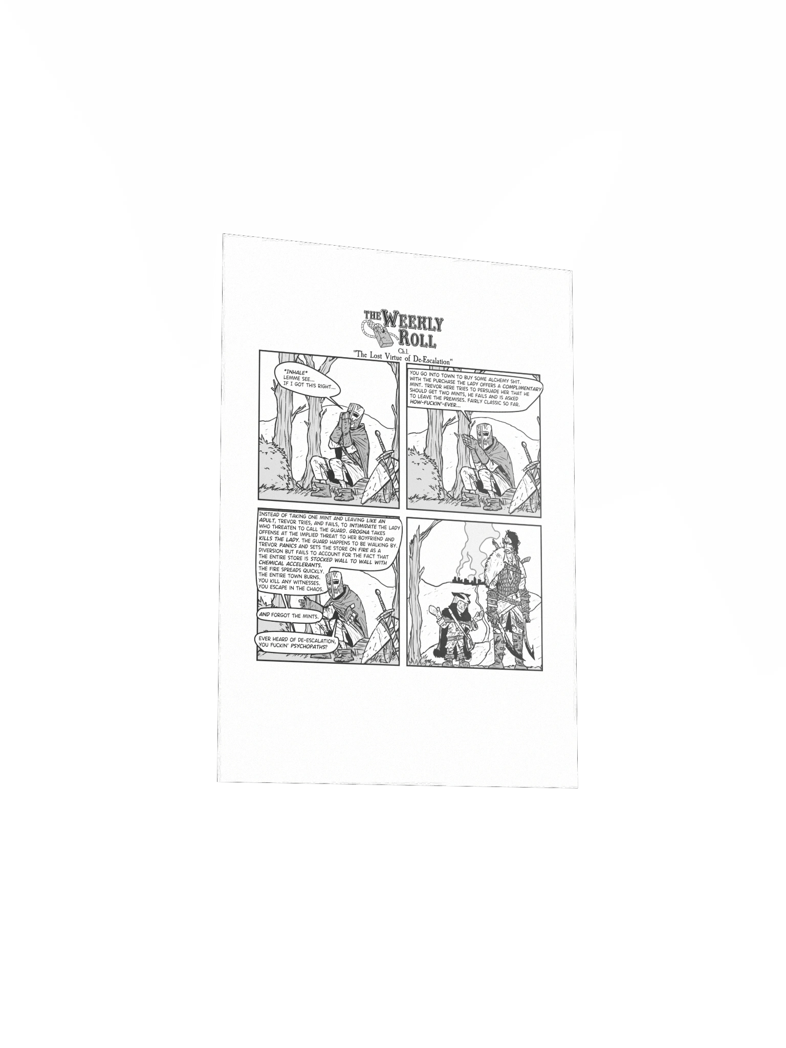 The Weekly Roll Ch. 1. Print Rectangular product image (10)