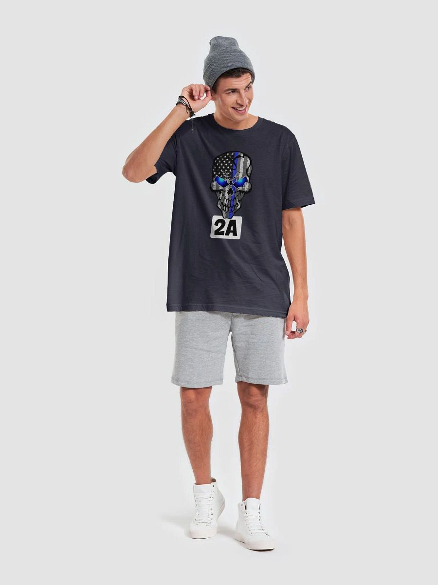 Thin Blue Line 2nd Amendment #2 Supersoft T-Shirt product image (6)