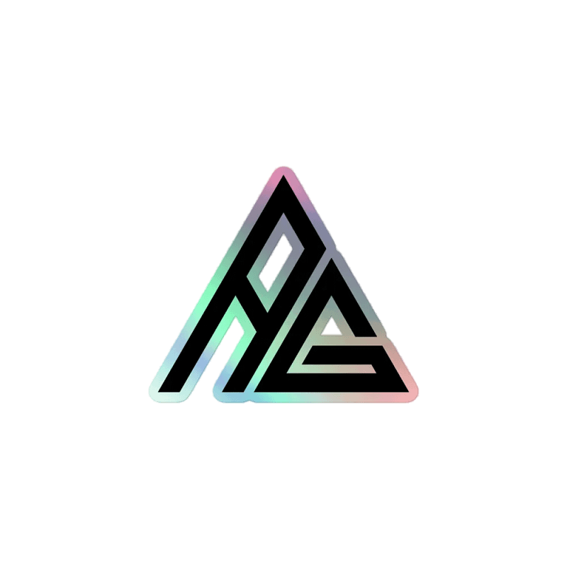 AG Logo Signature Sticker