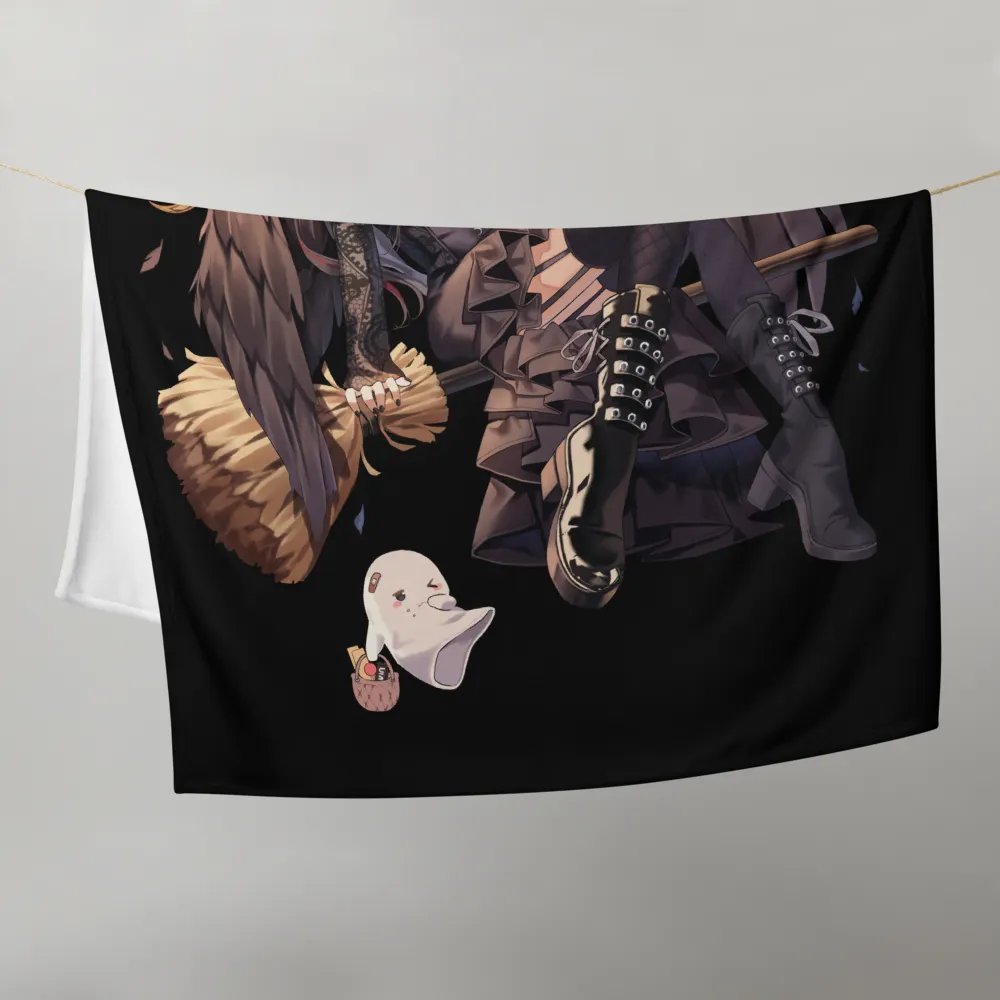 Halloween Broom Ride Blanket product image (4)
