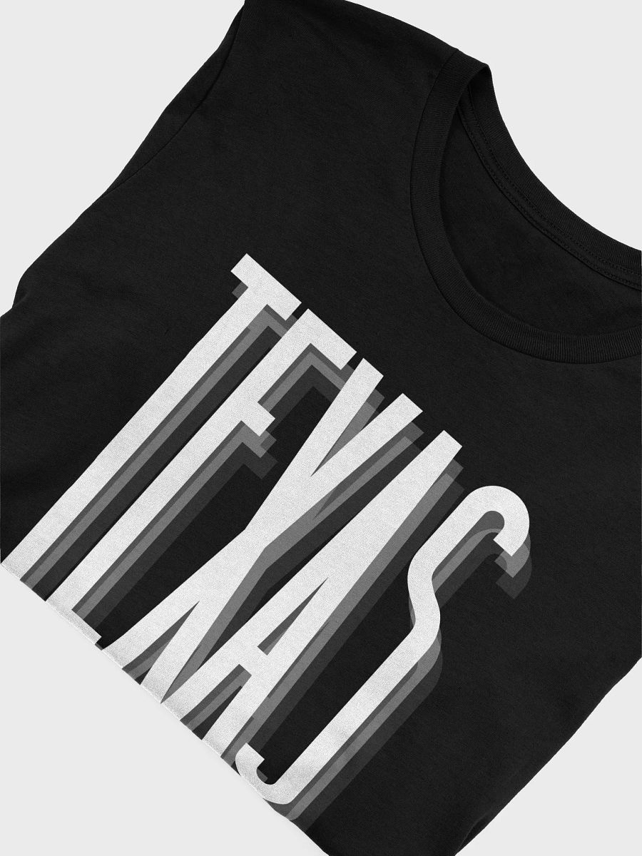 ⚪️ Modern Texas Typography T-Shirt | Bella+Canvas Unisex Tee | White Sansterdam Font Design product image (5)