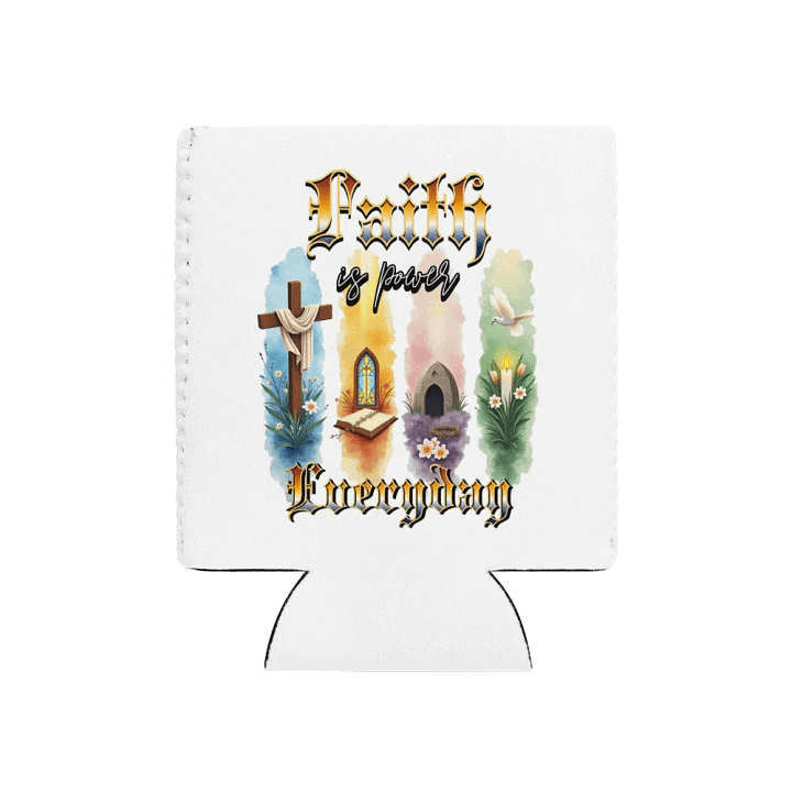 Faith Is Power Everyday Can Cooler product image (1)