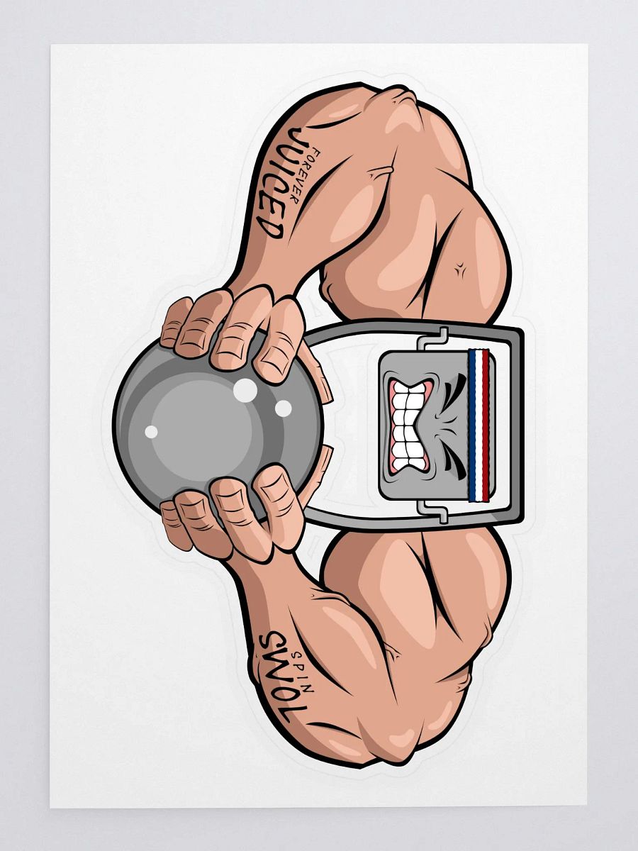 Big Ol' Ripped Spinner Sticker product image (3)