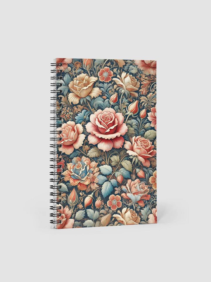 Royal Floral Spiral Notebook product image (1)