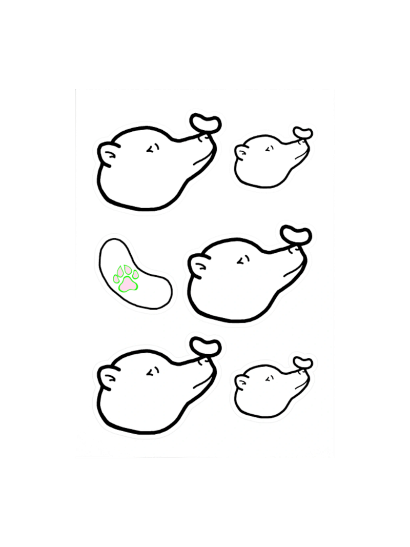 Beans & Bears Stickers