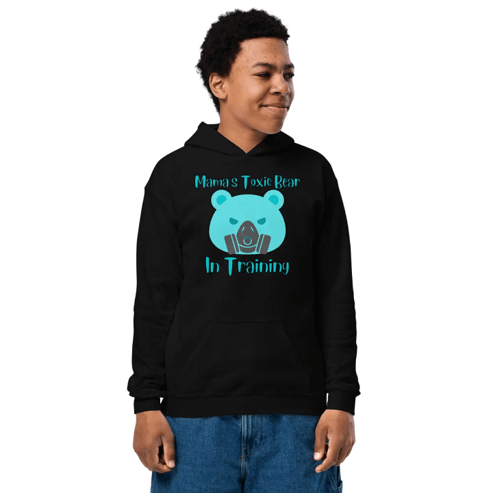 Toxic Bear In Training Kids Hoodie product image (1)
