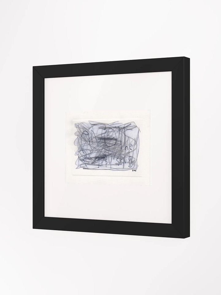 Another Girl Song Panel Card Print Framed product image (1)