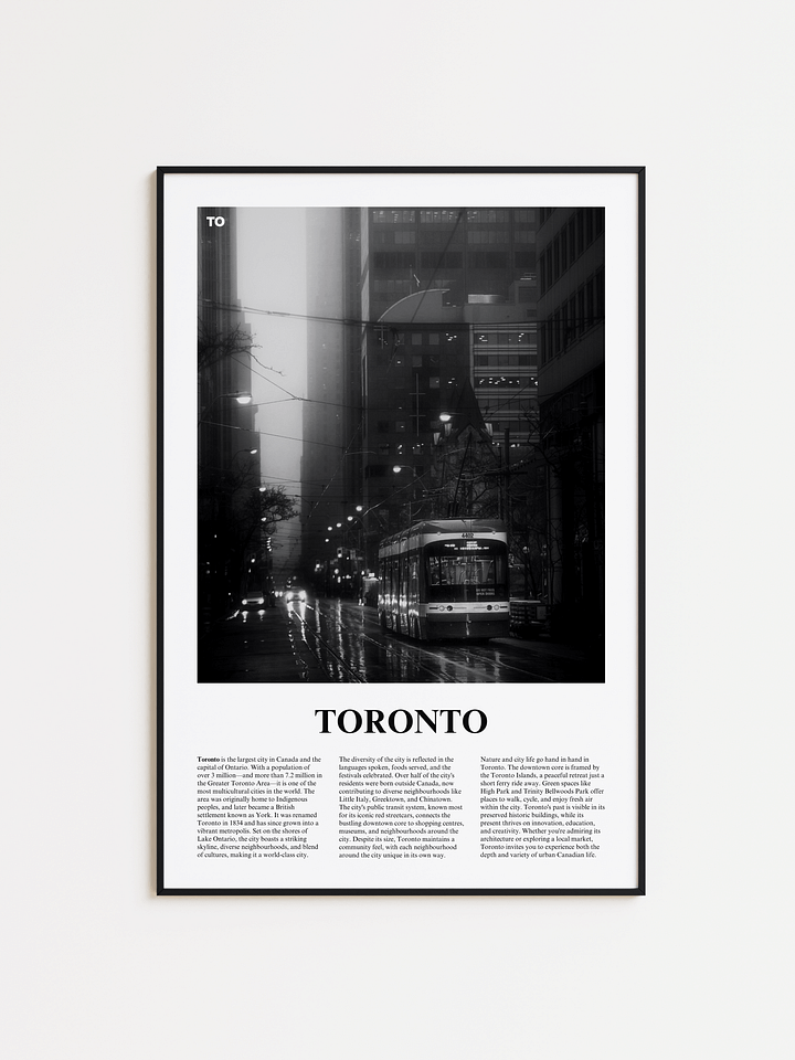 Toronto 06 Newspaper Poster product image (1)