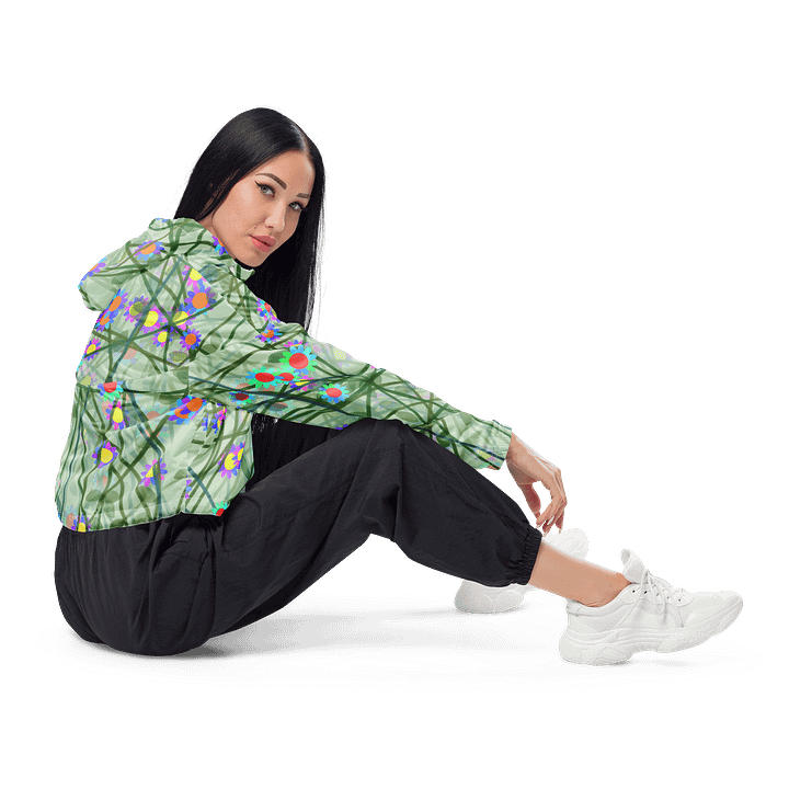 Blooming Breeze Cropped Windbreaker product image (2)