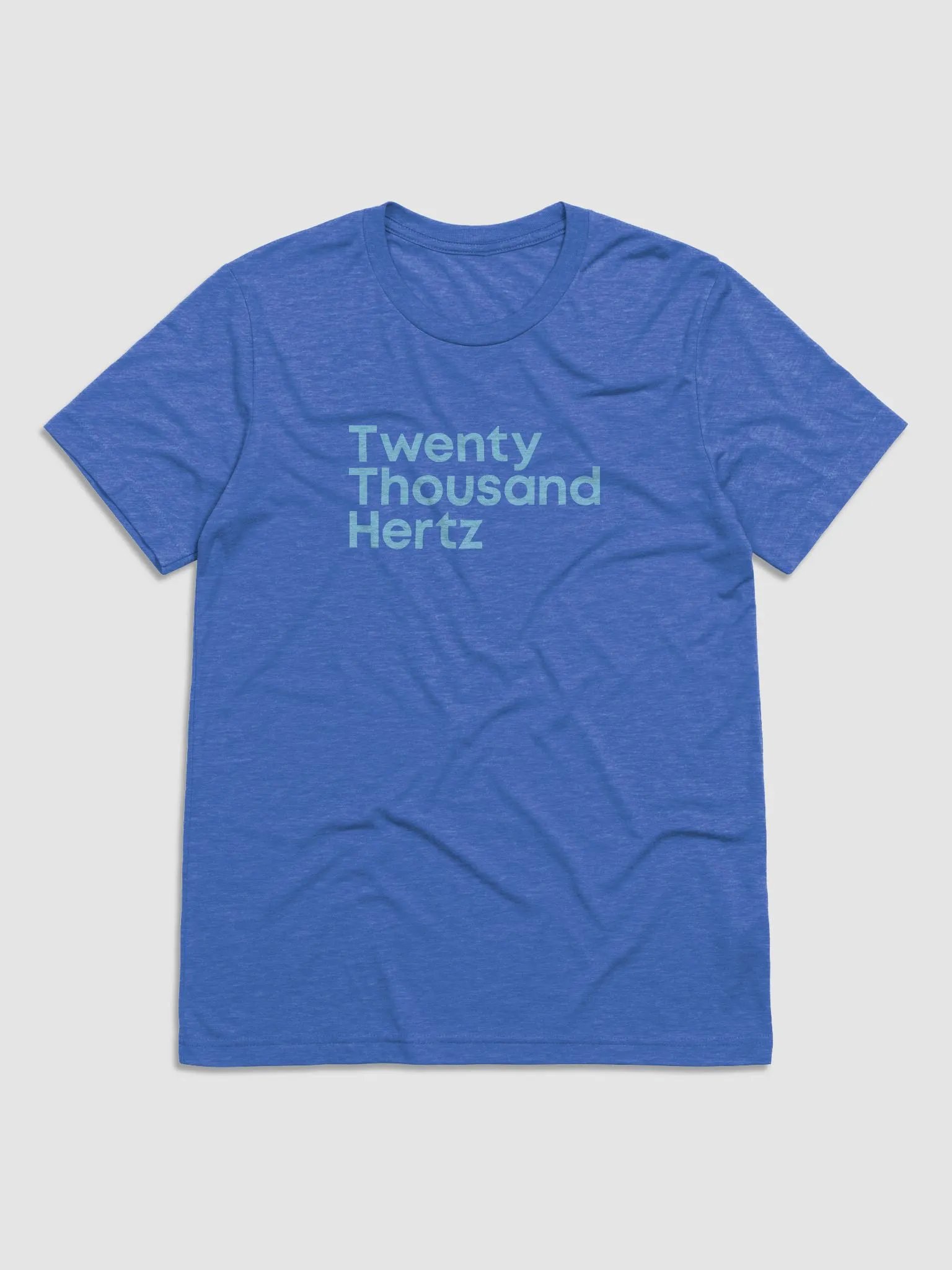 Super Soft Tee - Blue Text product image (1)