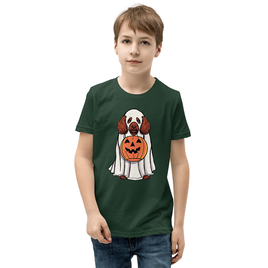 Halloween Miniature Poodle(Red) Youth T-Shirt product image (1)