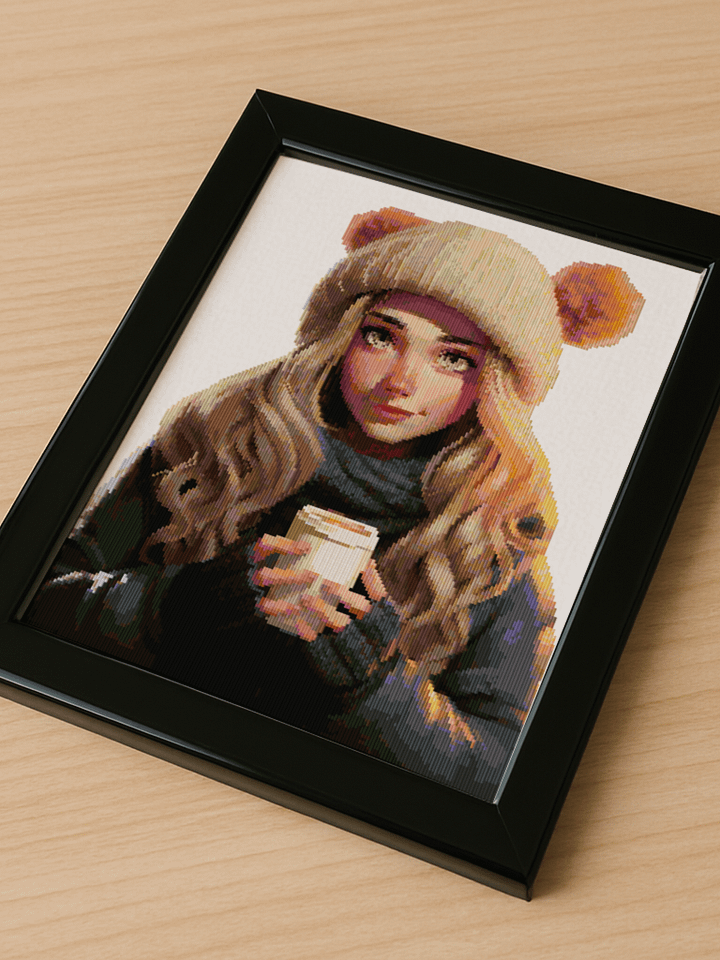 Cosy Sips Cross Stitch Pattern product image (1)