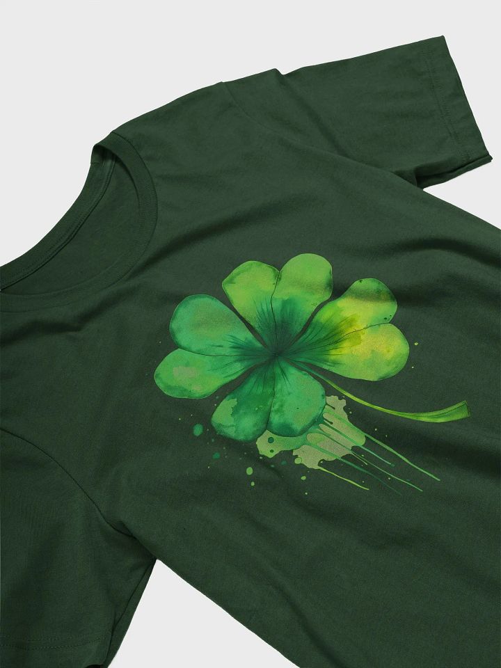Shamrock Splash Watercolor Tee product image (2)
